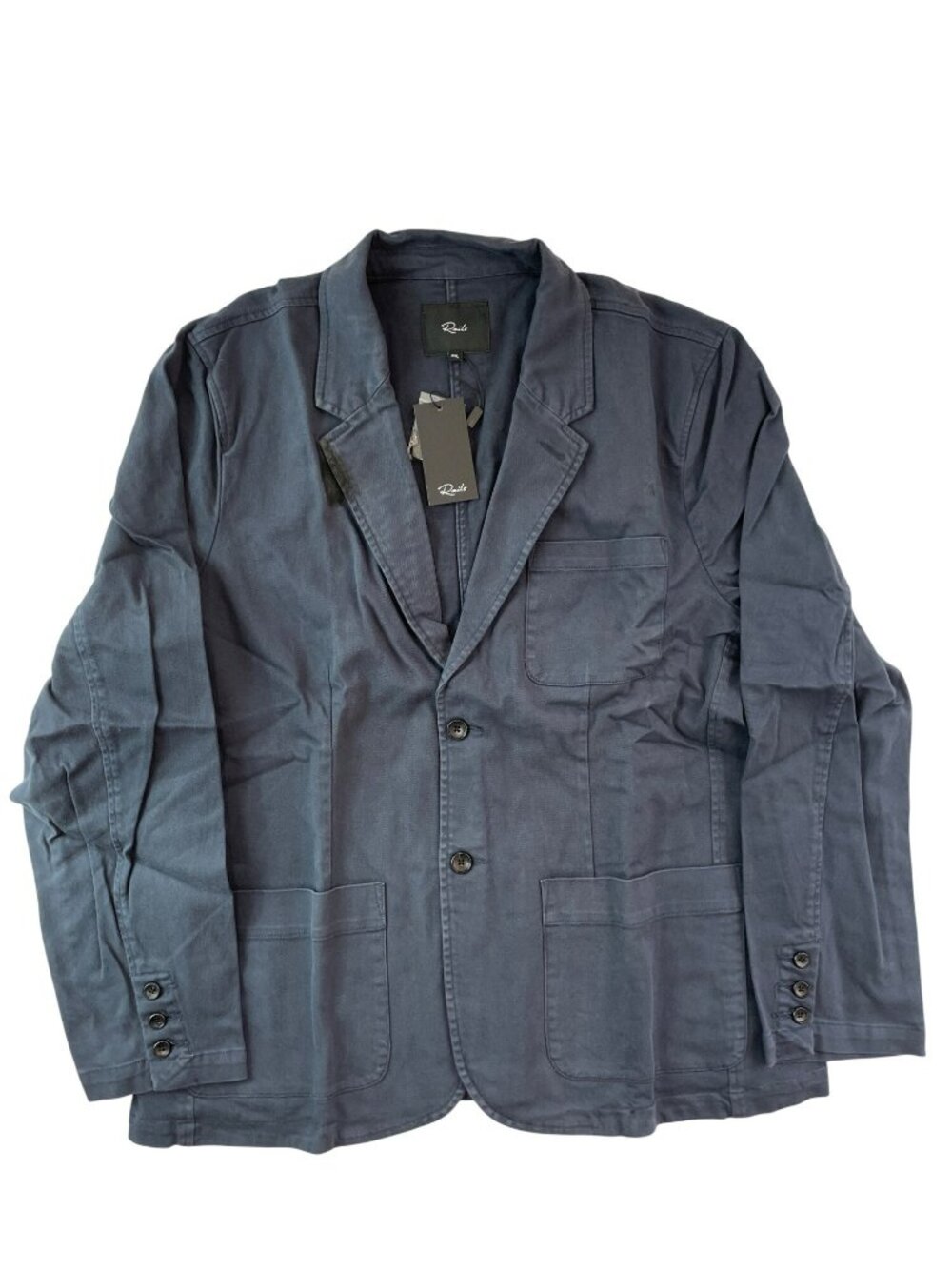 Rails Andre Blazer Rugged Navy Twill Jacket Men's Size 2XL MSRP $238 DEFECT NWT